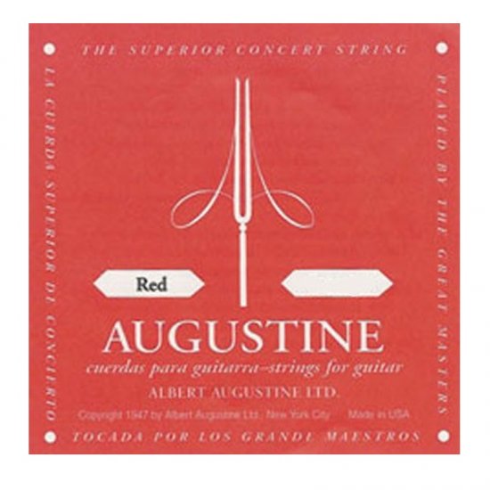 Augustine Classic Red, Medium Tension, Classical Guitar Strings