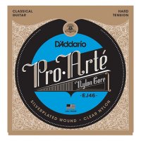 D'Addario EJ46, Pro Arte, Hard, Silver Plated Classical Strings