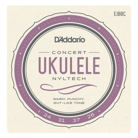 D'Addario EJ88C Nyltech Concert Ukulele String Set
