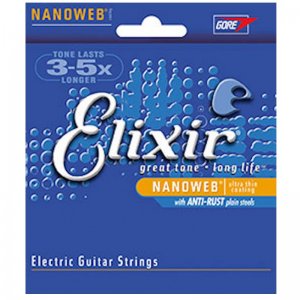 Elixir Nano Electric Guitar Strings Heavy 12s, 12-52