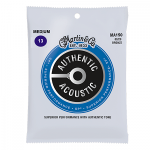 Martin MA150 Authentic Acoustic Bronze Guitar Strings SP 80/20 (13-56)