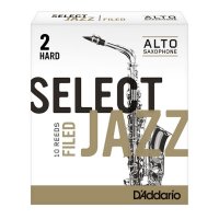 D'Addario Select Jazz Alto Sax Filed, (Box 10) Strength 2 Hard