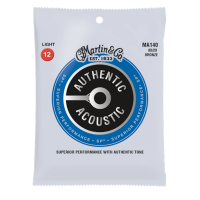 Martin MA140 Authentic Acoustic Guitar Strings SP 80/20 (12-54) 