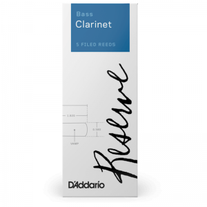 D'Addario Reserve Bass Clarinet Reeds, (Box 5) Strength 2
