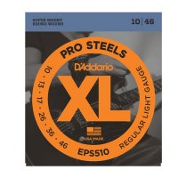 D'Addario Pro Steels XLEPS510 Electric Guitar Strings 10-46 regular light