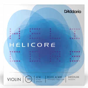 D'Addario Helicore 4/4 Violin String Set Medium Tension