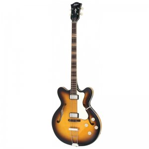 Hofner HCT Verythin Bass Guitar - Sunburst - Short Scale