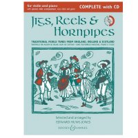 Jigs Reels & Hornpipes for Violin and Piano Complete with CD