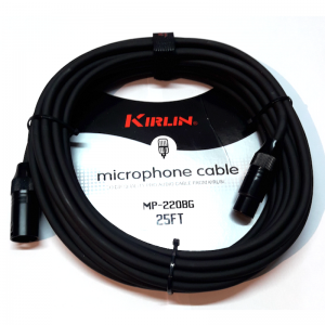 Kirlin Microphone XLR-XLR 25FT Cable