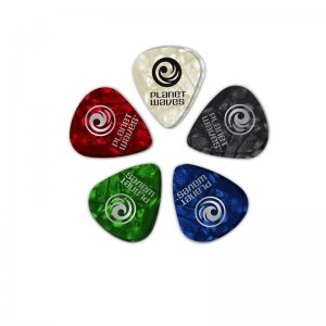  D'Addario Celluloid Planet Waves Picks, Pack Of 3, Light .50MM