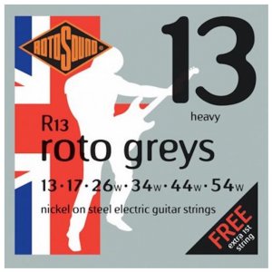 Rotosound R13 Roto Greys Electric Guitar Strings 13  - 54