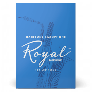 Rico Royal Baritone Saxophone Reeds, (Box 10) Strength 2
