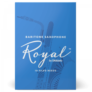 Rico Royal Baritone Saxophone Reeds, (Box 10) Strength 2.5