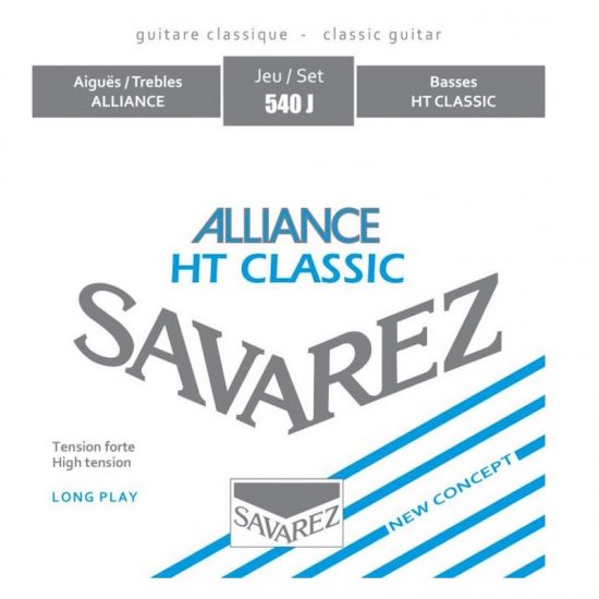 Savarez 540J Alliance (Blue) High Tension Classical Guitar Strings