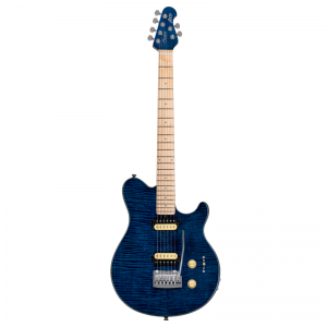 Sterling Sub Axis Flame Maple Neptune Blue Electric Guitar