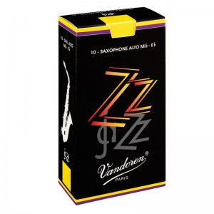 Vandoren ZZ Alto Sax Reeds, (Box 10) Strength 2.5