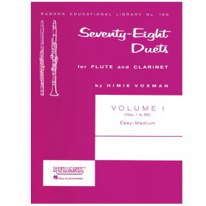 78 Duets For Flute And Clarinet Volume 1