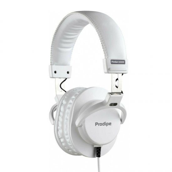 Prodipe PRO-3000W Professional Headphones White