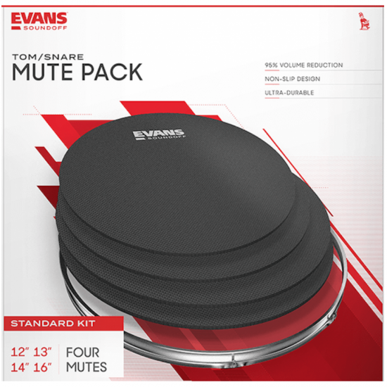 Evans SoundOff Standard Drum Mute Pack