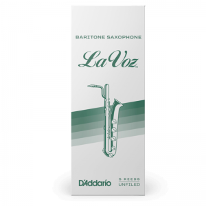Rico La Voz, Baritone Sax Reeds, (box 5) Strength Medium Soft