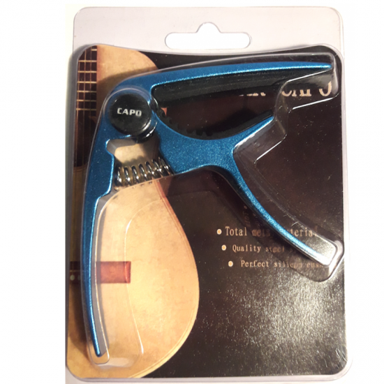 Blue Trigger Capo For Acoustic and Electric Guitars   