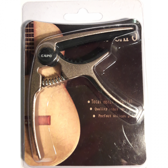 Bronze Coloured Trigger Capo For Acoustic and Electric Guitars   