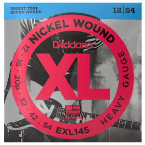 D'Addario EXL145 Nickel Wound Heavy, Electric Guitar Strings .012-.054  