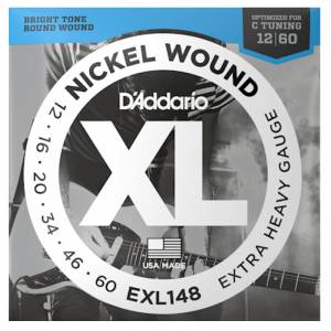 D'Addario EXL148 Extra Heavy, Electric Guitar Strings .012-.060