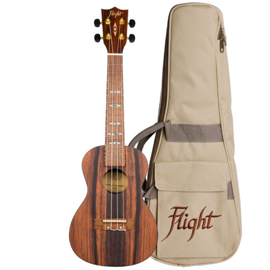 Flight DUC460EQ Amara Concert Electro-Acoustic Ukulele with bag