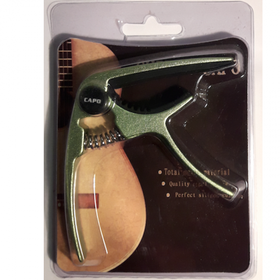 Green Trigger Capo For Acoustic and Electric Guitars