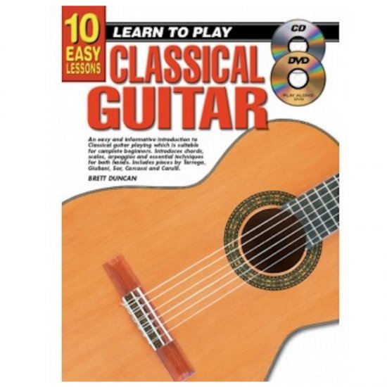 Learn To Play Classical Guitar With CD And DVD