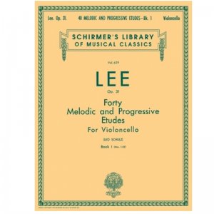 Lee: 40 Melodic and Progressive Etudes for Cello Book 1