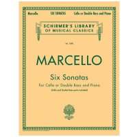 Marcello: 6 Sonatas For Cello Or Double Bass And Piano