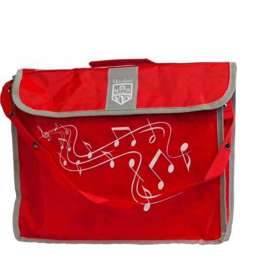 Montford Music Carrier Plus Music Case: Red