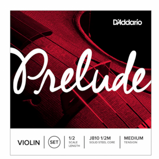 D'Addario Prelude 1/2 Scale, Medium Tension Violin String Set