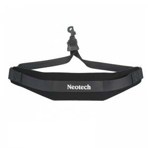 Neotech 1901162 Soft Saxophone Strap, Black With Swivel Hook