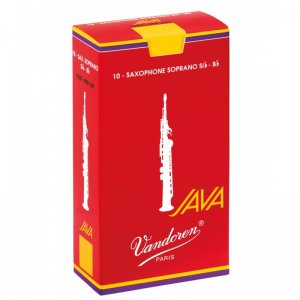Vandoren Java Red Soprano Sax Reeds (Box 10) Strength 2.5