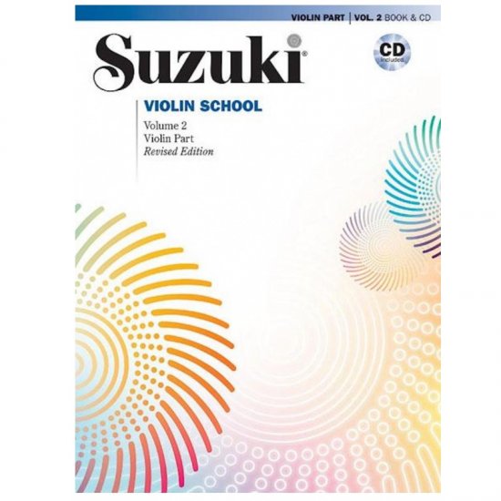 Suzuki Violin School Volume 2 (Revised), Book & CD