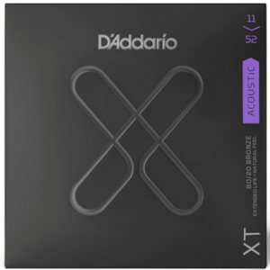 D'Addario XTABR1152 Acoustic Guitar Strings 80/20 Bronze .011-.052
