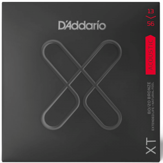D'Addario XTABR1356 Acoustic Guitar Strings 80/20 Bronze .013-.056